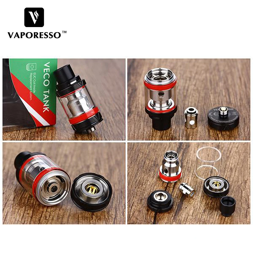 Оригинальный бак Vaporesso VECO Plus 4 мл с керамической катушкой EUC катушка 0 3 Ом