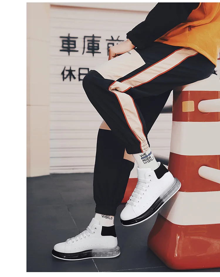 Luxury Brand Designer McQueen Shoes Men Casual Shoes Platform Sneakers AIR Buffer Men Cushion White Chunky Designer