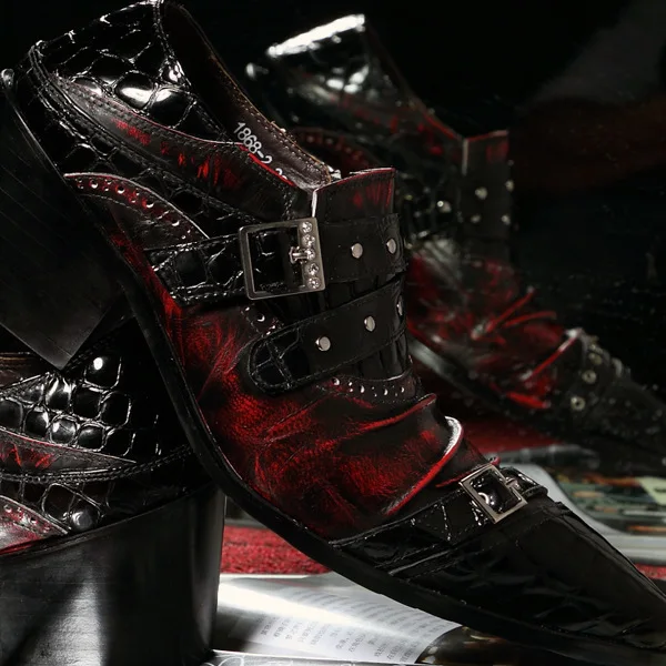 

Man Loafers Cow Leather Steel Toe Leisure Korean Style Erkek Ayakkab Genuine Leather Full Grain Leather Slip-on Rubber