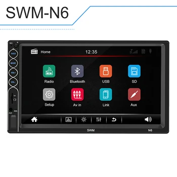 

2 Din 7 Inch SWMN6 Universal Car MP5 Player Radio SD AUX TF FM USB Bluetooth stereo HD auto Rear View Camera With Remote Control