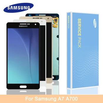 

Original Super Amoled LCD For Samsung Galaxy A7 2015 A7009 A700H A700F A700S A700K LCD Display Touch Screen Digitizer Assembly