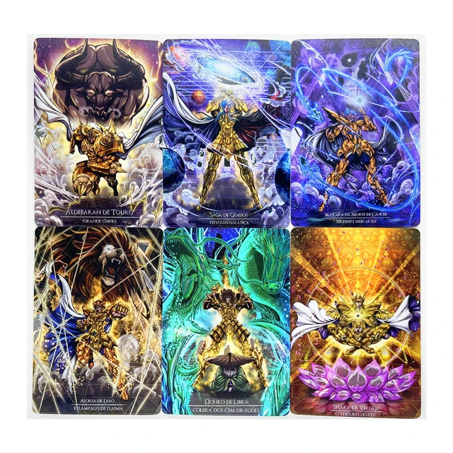 Saint Seiya Gold Saints Collection Card Flash Card 30th Anniversary  Cardbook Theme Exhibition Commemorative