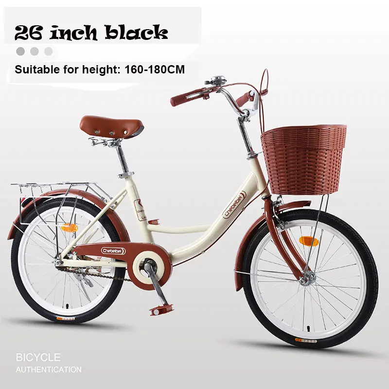 Дорожный велосипед, 26 дюймов, дорожный Ретро светильник для путешествий, студенческий, для взрослых мужчин и женщин, новинка - Цвет: Top version