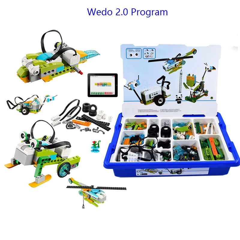 280 Teile/los Hohe Tech WeDo 3,0 Robotik Bau Bausteine Kompatibel mit legoin Wedo 2,0 Pädagogisches DIY spielzeug 45300|Stacking Blocks| - AliExpress