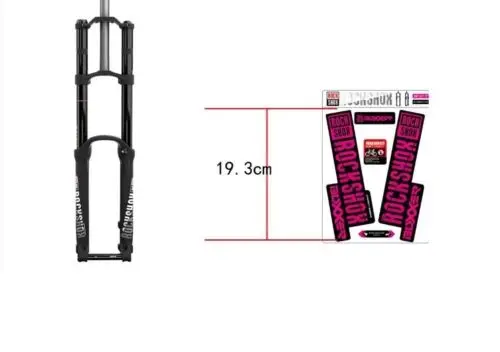 ROCKSHOX BOXXER горный велосипед Передние наклейки на вилке велосипедные наклейки