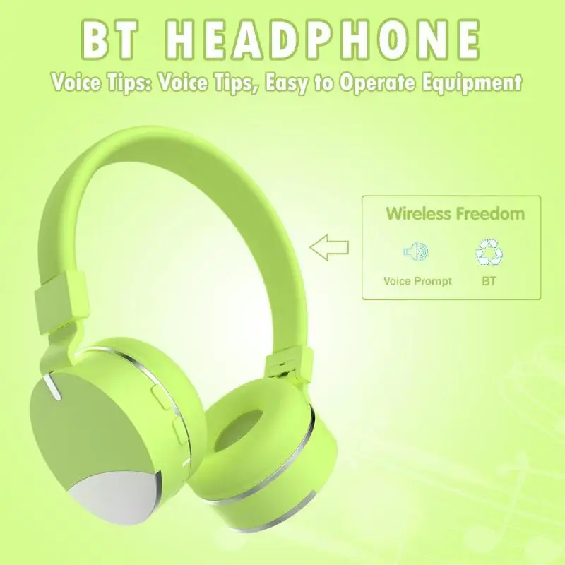 E86 Bluetooth наушники Детские беспроводные Bluetooth шумоподавление стерео гарнитура наушники для музыкальных игр ПК