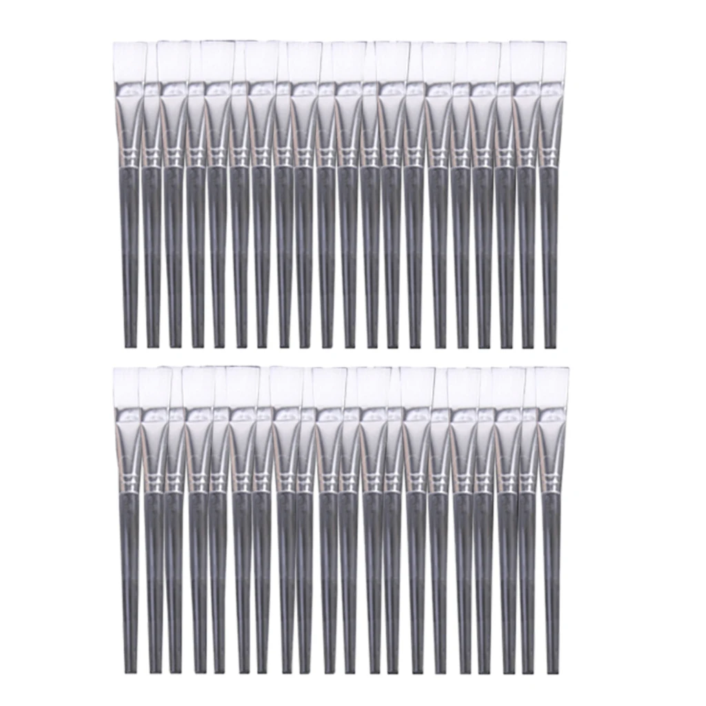40x Synthetic Face Mask Brushes Cosmetic Lotion Serum Body Butter Applicator