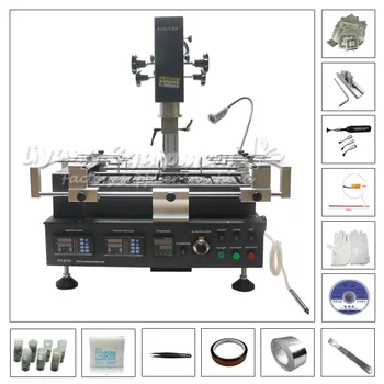 

HONTON R392 HT-R392 BGA reballing station with 810 pcs directly heating stencil kit pack
