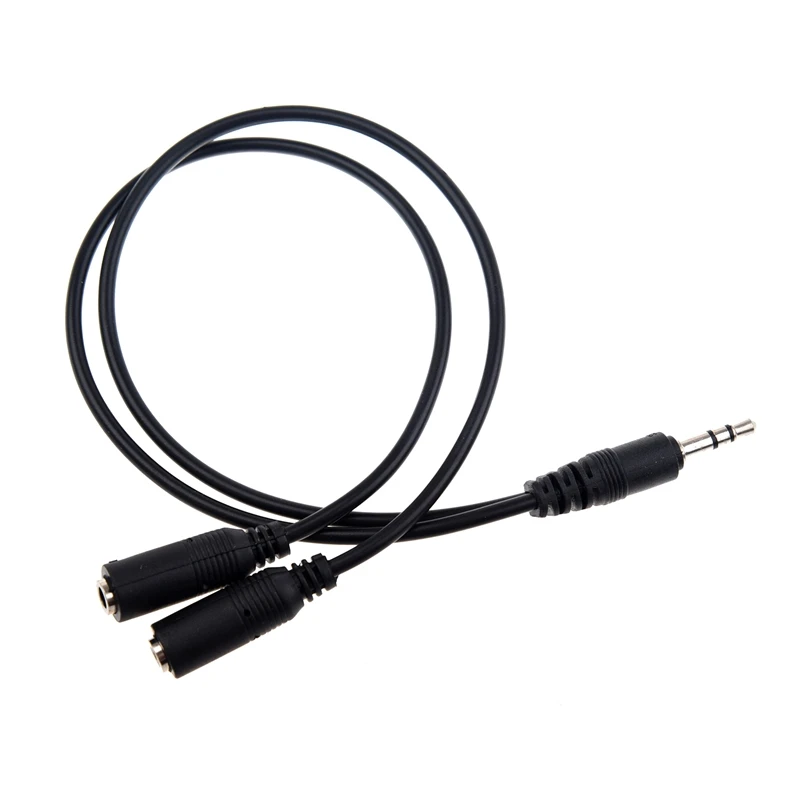 

Audio Jack Y Cable 3,5mm Jack Plug Stereo at 2 x 3.5 mm Stereo Jack Socket Coupling Adapter about 20 cm