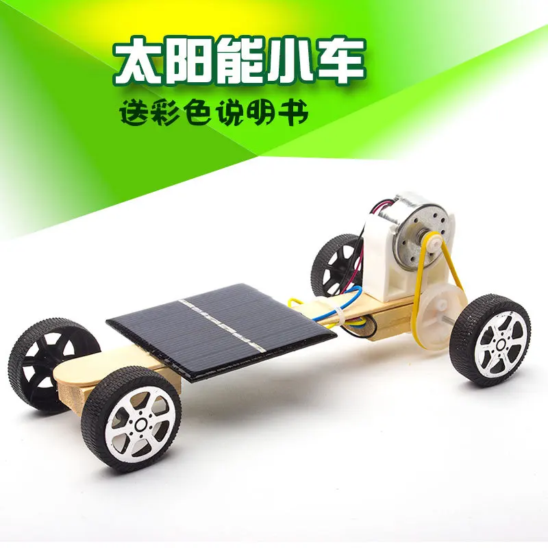 

Solar Energy Driven Car DIY Science And Technology Small Production Primary And Popularization of Science Handmade Educational A