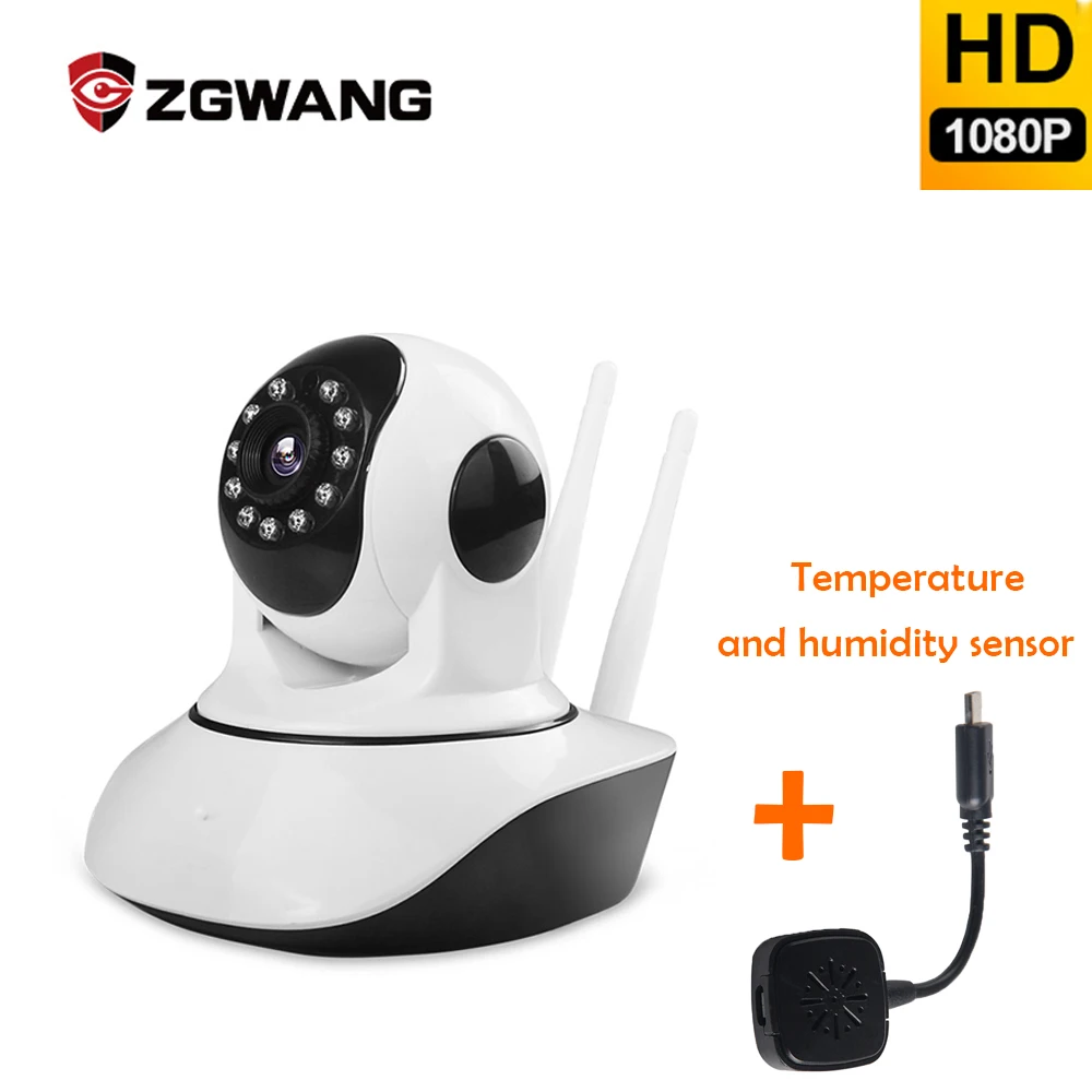 ZGWANG 1080P CCTV камера IP HD wifi инфракрасная камера безопасности Обнаружение движения Домашняя безопасность 360 видеокамера ip cam с датчиком