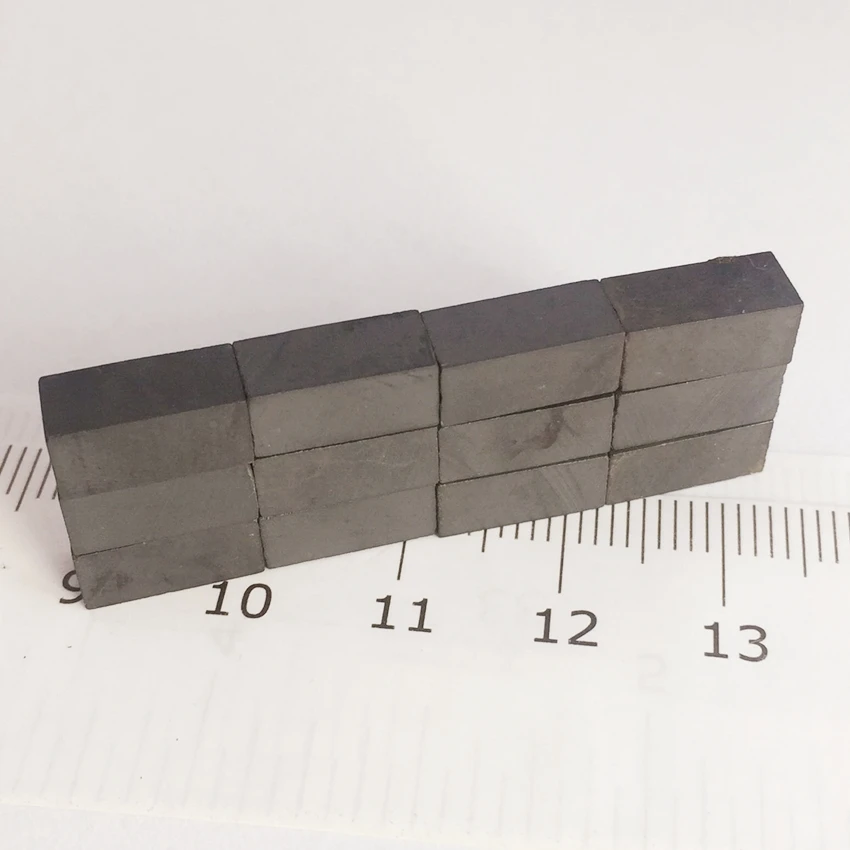 Постоянный магнит ферритовый блок 5x5x11 мм Y30 ферритовый магнит постоянный магнитный черный блок бар