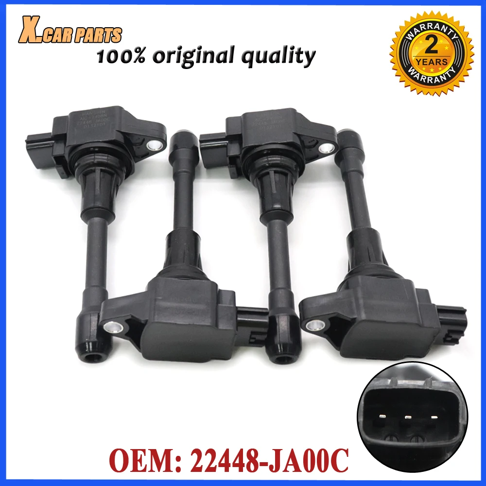 Катушка зажигания 22448-JA00C для Nissan Cube Altima Rogue Sentra X-Trail Tiida Pathfinder NV200 Versa Infiniti QX60 FX50 M56 |