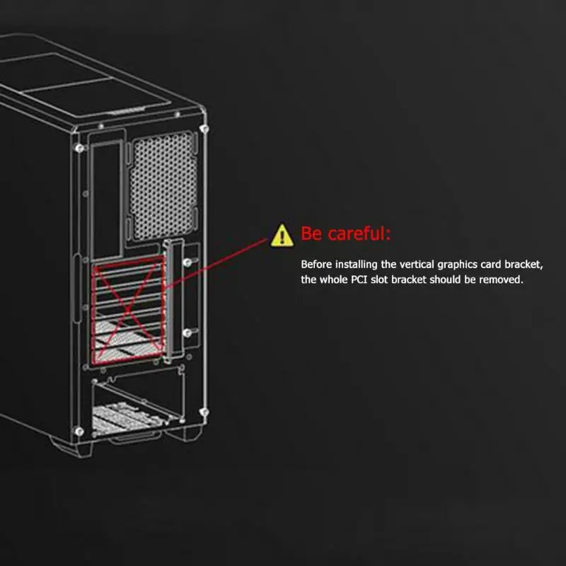 Для PCI настольный корпус держатель видеокарты стенд удлинитель кронштейн