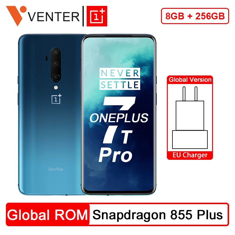 Новый OnePlus 7T Pro глобальная версия Snapdragon 855 Plus 8GB 256GB 6 67 ''жидкий AMOLED экран с