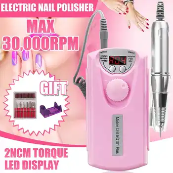 

New Arrival 30000RPM Portable Electric Nail Drill Machine Rechargeable Cordless Manicure Pedicure Set For Nail Equipment