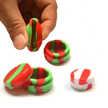

New Arrival Wax Containers Silicone Jar 3ml Silicone Container for Wax Silicone Box Jars Dab Wax Container for Dry Herb