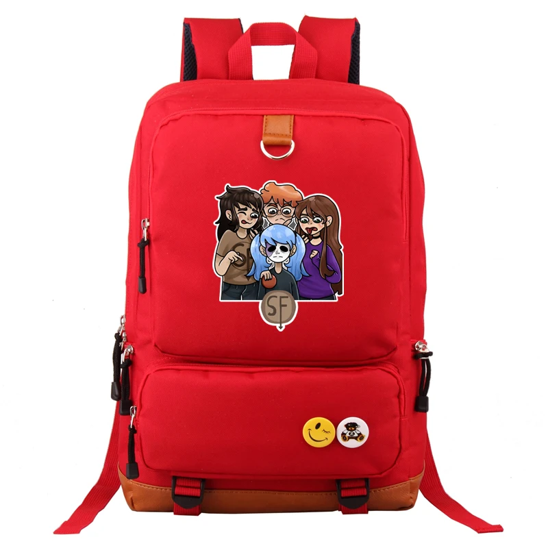 

Sally face backpack School Bags Canvas Travel Shoulder Bag Laptop Students Backpack for Men and Women