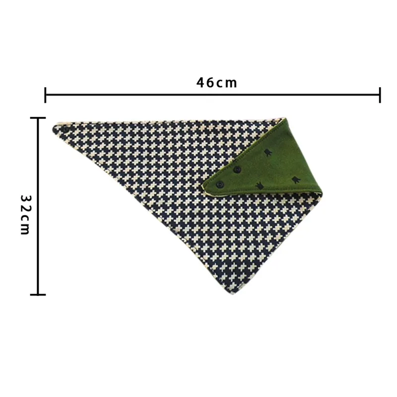 Одежда для новорожденных девочек, нагрудники для мальчиков с принтом из мультфильмов Треугольники Полотенца аксессуары для малышей из материала на основе хлопка в грязной двухсторонняя вытирания слюней младенцев Полотенца