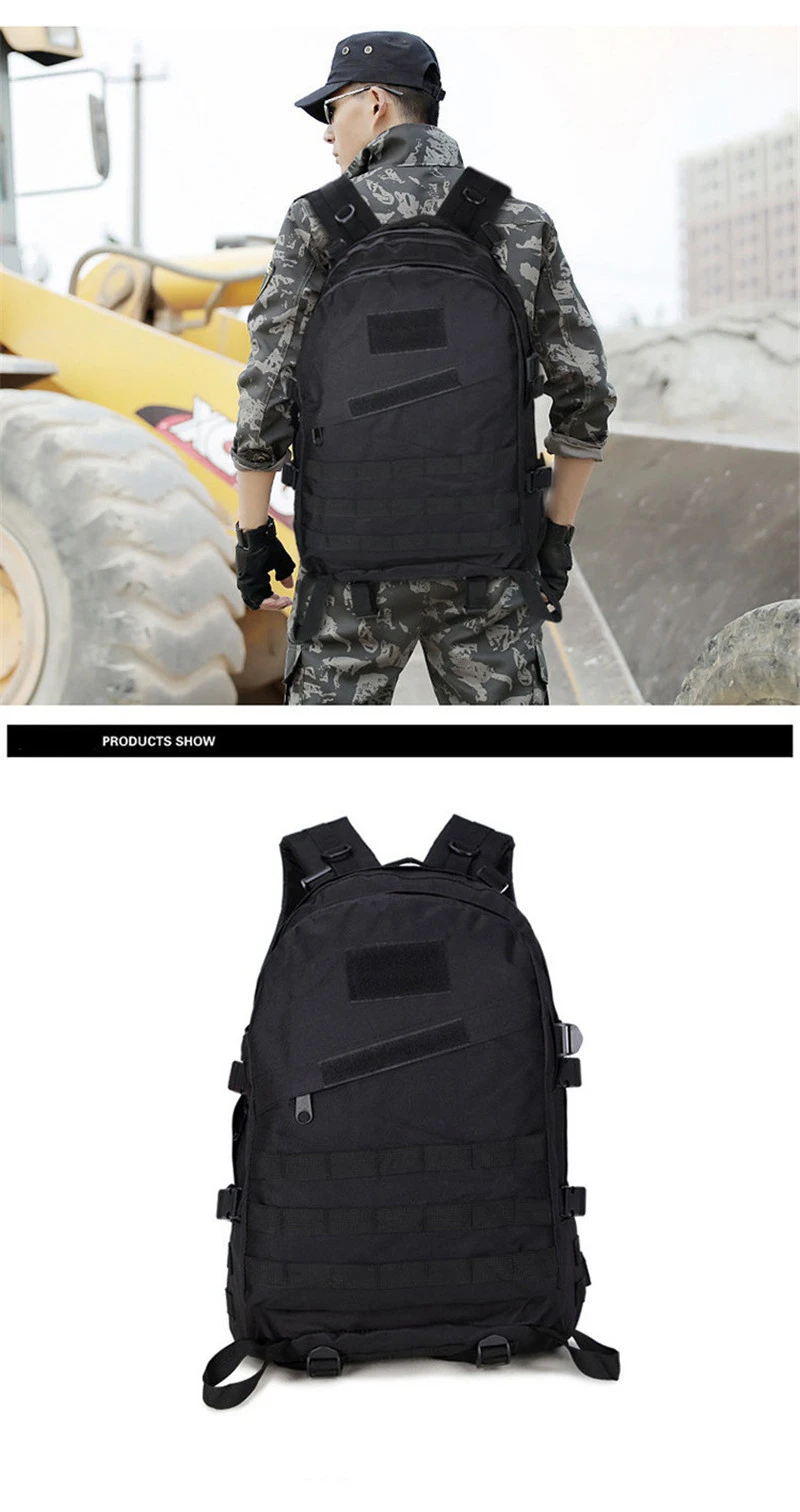 10 Colors Mens' Outdoor Military Tactical Backpack 40L Camouflage Shoulder Bag for Mountain Hiking Hunting Adventure 0.9Kg Only (7)