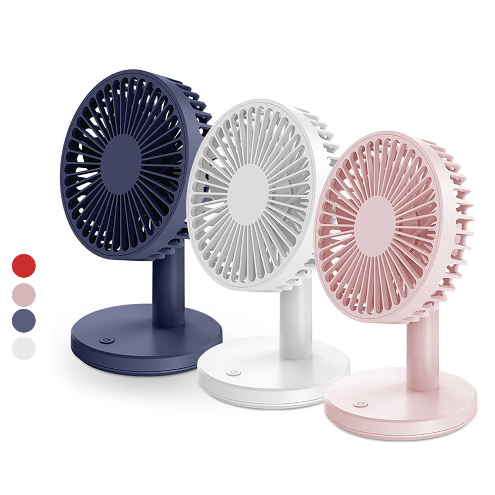 Color : Green USB Table Desk Personal Fan USB Mini Fan Creative Recgargeable Mute Desktop Small Fan Computer Office Bedroom Electric Fan for Home Office Table
