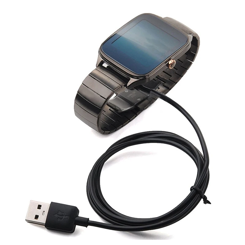 Черный кабель зарядное устройство Магнитная Быстрая зарядка для ASUS ZenWatch 2 USB Смарт часы модные горячие