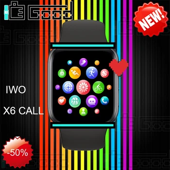

Smart Watch Series5 Bluetooth Call IWO12 Smartwatch X6 ECG IWO 13 smart watch men for iPhone Xiaomi Android Phone PK T500 K8 W26