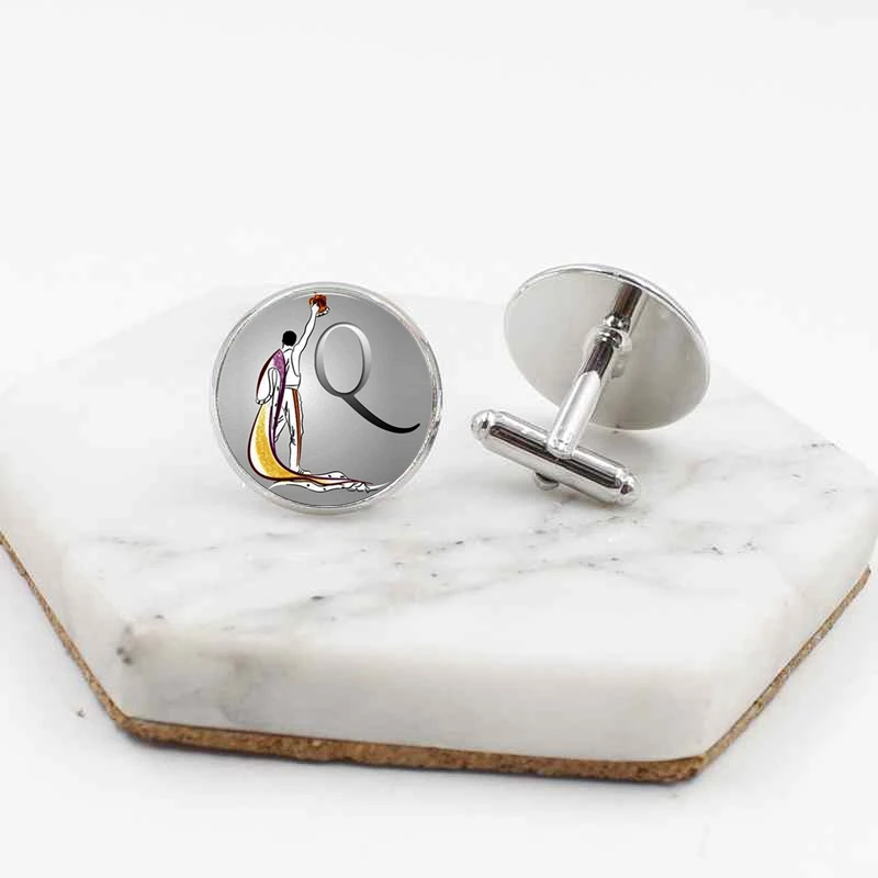 European and American new creative accessories Queen singer time gem men's shirt cufflinks | Украшения и аксессуары