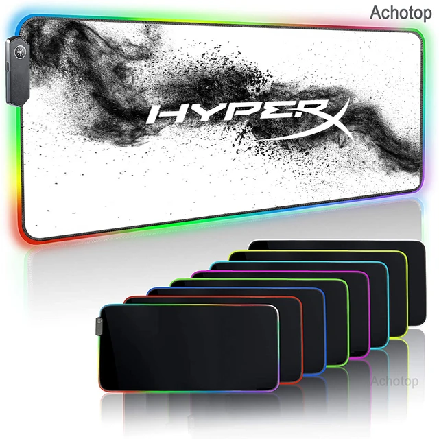 HyperX RGB Gaming Mouse Pad LED Soft Extra Extended Large Mousepad Gamer Anti-Slip Rubber Base XL PC Computer Keyboard Mouse Mat 12