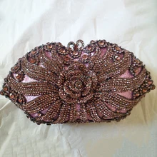 Роскошные фиолетовые/красные вечерние сумки с кристаллами, дамские клатчи с бриллиантами, модные женские клатчи, свадебные сумочки
