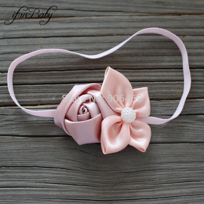 kids nylon headband girl flower headband accessories (20)