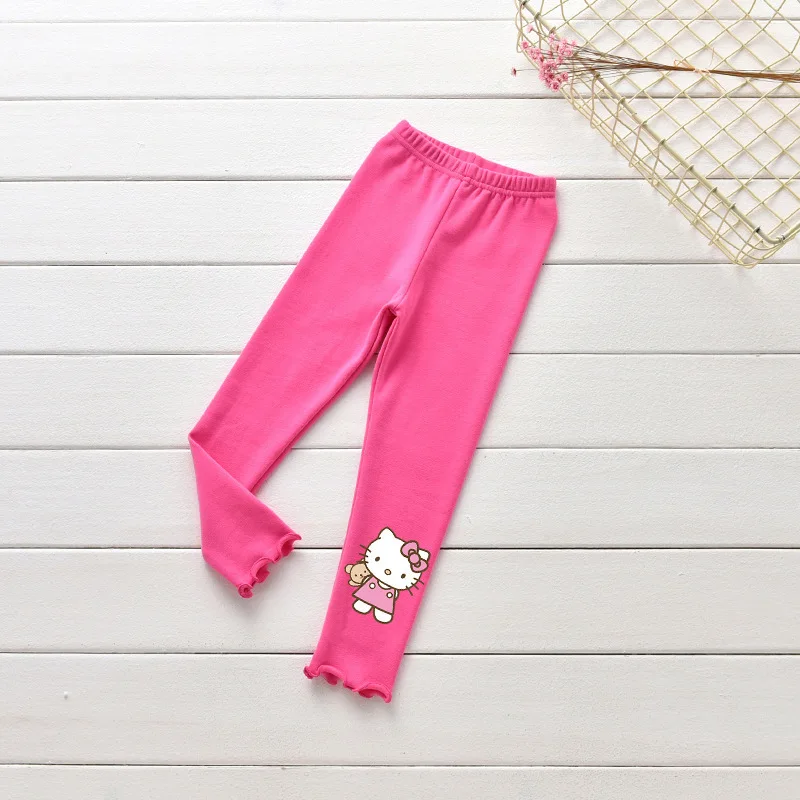 thumbnail image 1 of Hello Kitty primavera otoño nuevo chico's Laciness Leggings bebé pantalones de algodón pantalones para niños Casual lindos pantalones de dibujos animados para niñas, 1 of 4