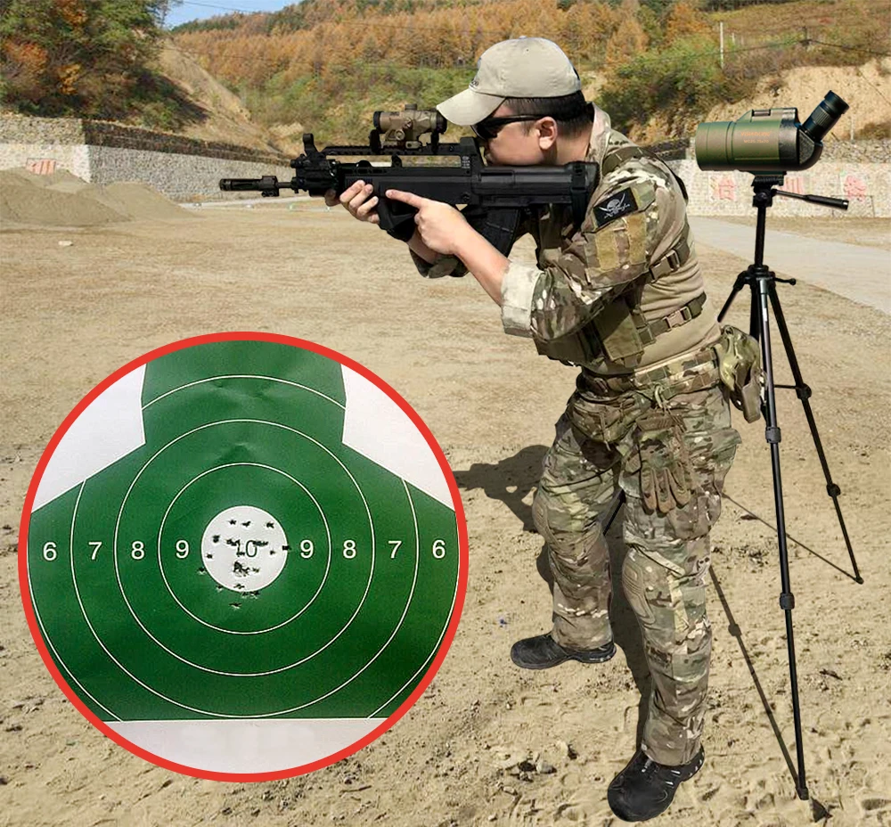 Spotting Scope MC25-75x70 Zoom Monocular Telescope High Power Waterproof Hunting Bird Watching Target