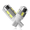 Bombilla LED T10 para coche 6 SMD, 12V, blanco, 6500K, W5W, luz de señal 10 SMD, luces para matrícula lateral de cuña Interior automática 5W5 194 168 ► Foto 1/6