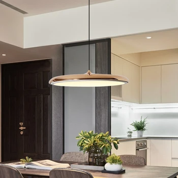 

Nordic modern Simplicity LED chandelier Acrylic lampshade UFO shape hanging lamp indoor bedroom living room restaurant lighting
