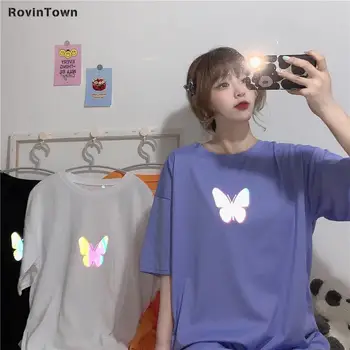 

Loose Oversize Short Sleeve O Neck Fashion Korean Clothes Bts Kpop 2020 New Casual Print Cotton Women T-shirt Free Shipping