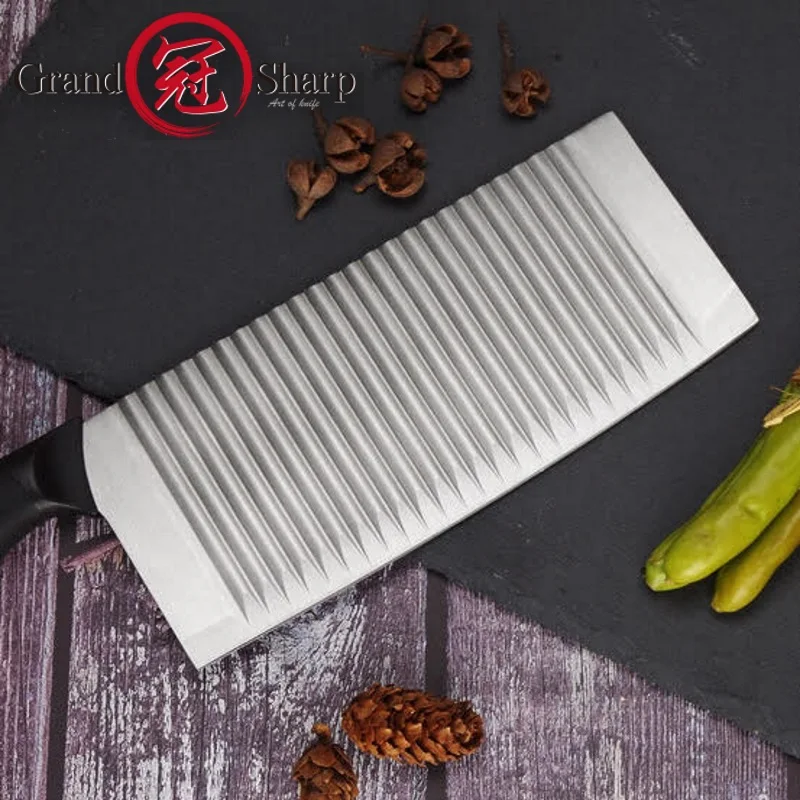 Нож для резки кухонных ножей нож для салата нож для резки овощей французский нож для картофельных чипсов хромистая сталь инструменты для резьбы