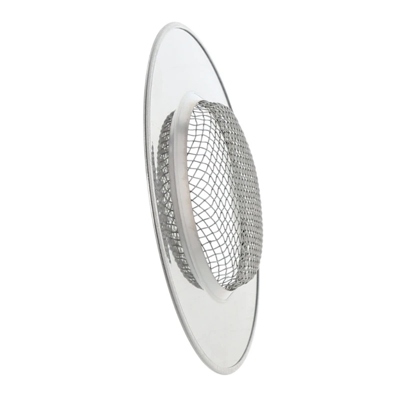 Stainless Steel Hair Catcher Shower Curtain Shower Tray Filter Hole Trap Sink Metal Strainer