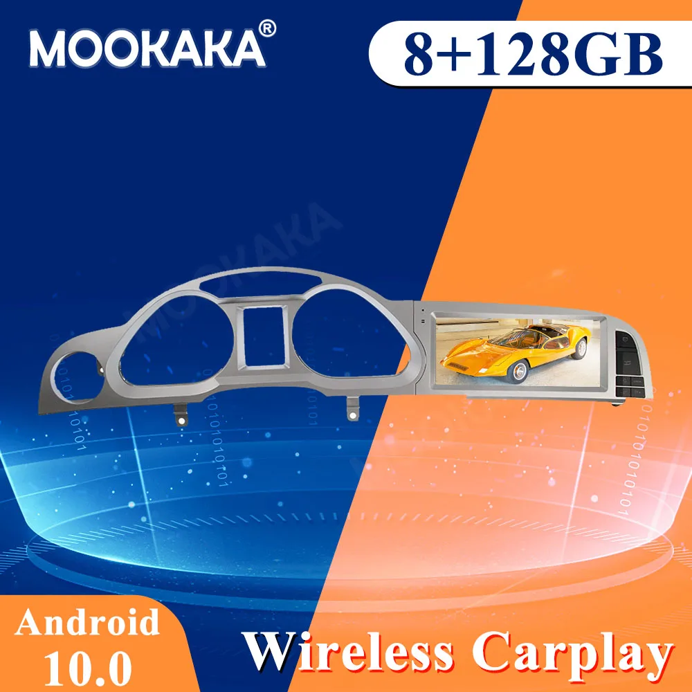 Автомагнитола для Audi A6 2005-2009 Android 10 8 ГБ 128 Гб ПЗУ GPS-навигация мультимедийный плеер
