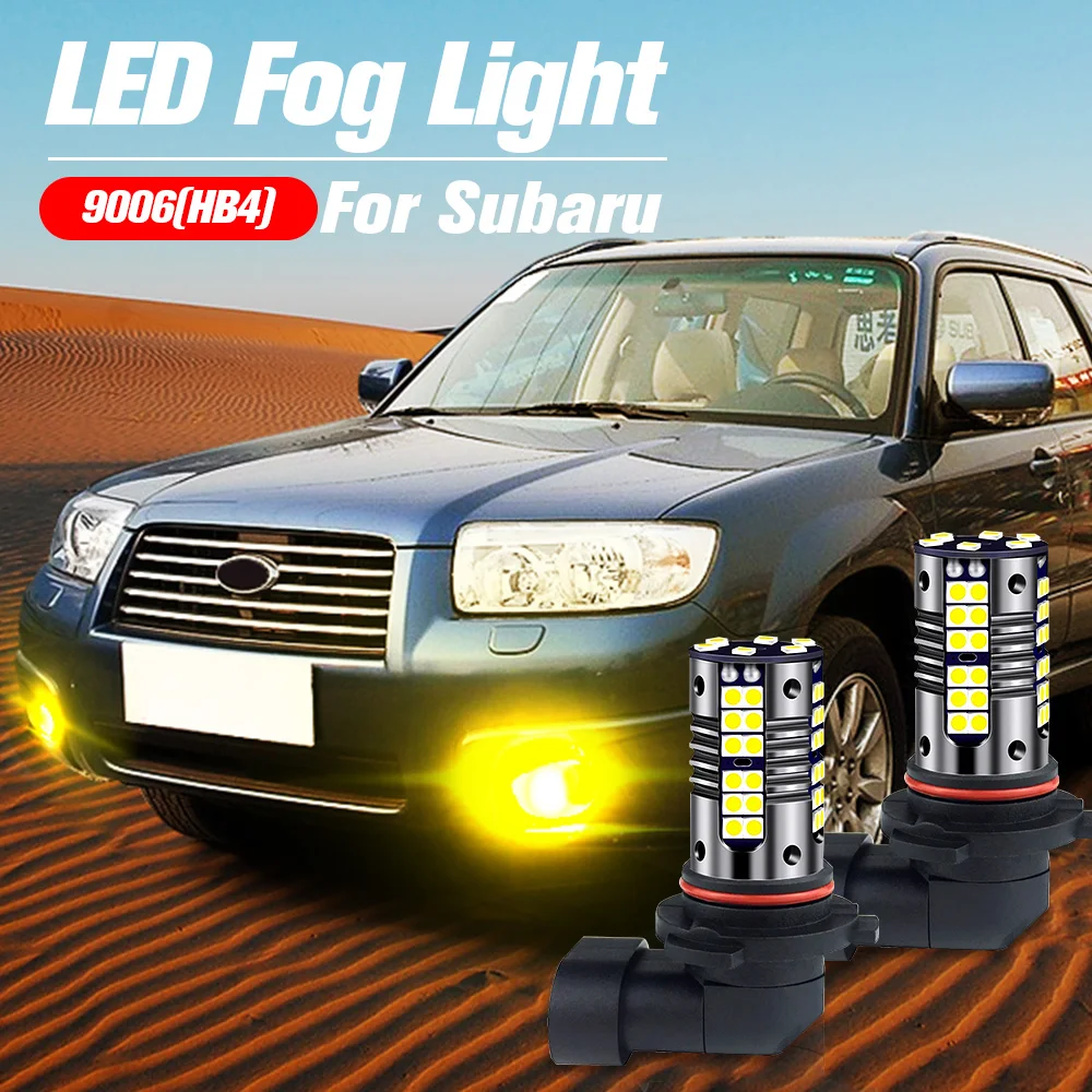 Светодиодные противотуманные фары 2 шт. Лампы Canbus 9006 HB4 для Subaru Legacy Forester 2006-2013 Impreza