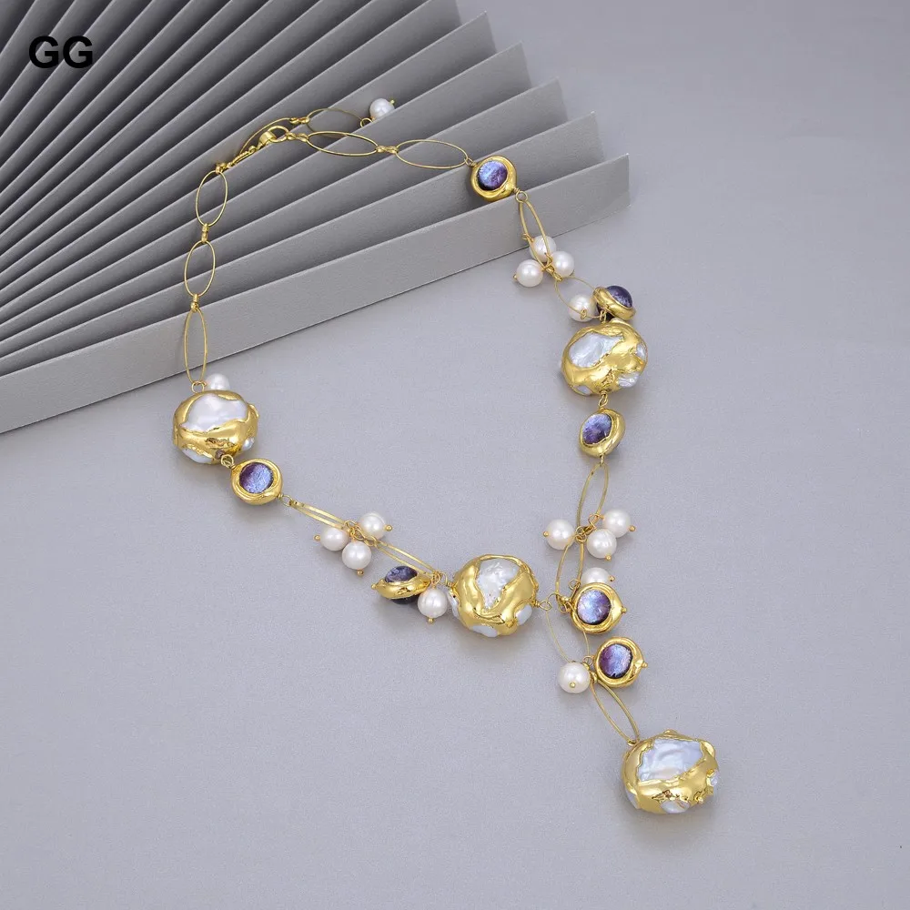 Guaiguai Jewelry Natural Freshwater Cultured White Keshi
