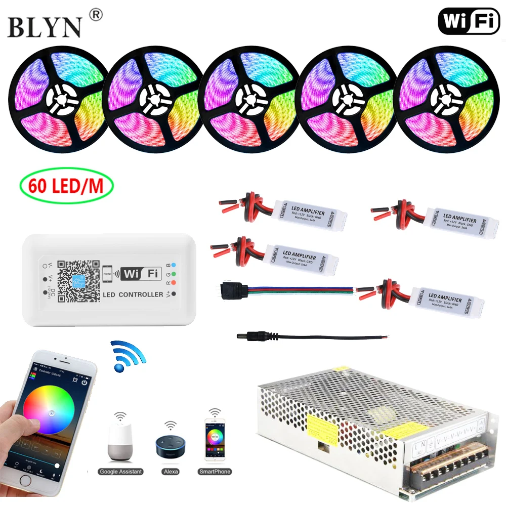 Светодиодная RGB ленсветильник для потолка 5/15/20/30 м 12 В|Светодиодные ленты| |