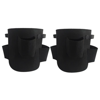 

Strawberry Grow Bags 5 Gallons Planting Bag Outdoor Indoor Planter Strawberry Greening Grow Bag Flower Grow Bags