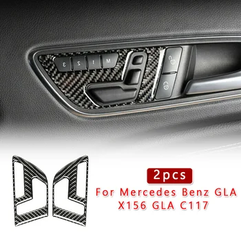 

Carbon Fiber Interior Door Handle Cover Trim For Mercedes Benz GLA X156 GLA C117