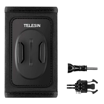 

HOT-TELESIN Backpack Shoulder Strap Mount with Adjustable Shoulder Pad, Strap Holder Attachment System for GoPro Hero 8/7/6/5/4/
