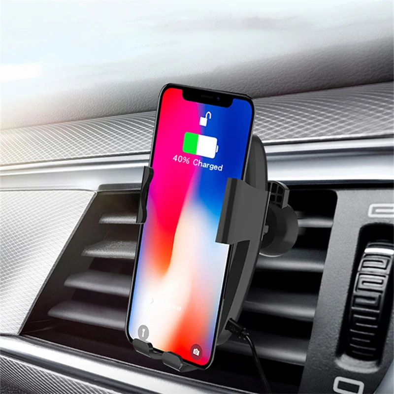 

Car Phone Holder Fast Charging Wireless Chargers Mobile Phone Bracket for Smartphone GV99