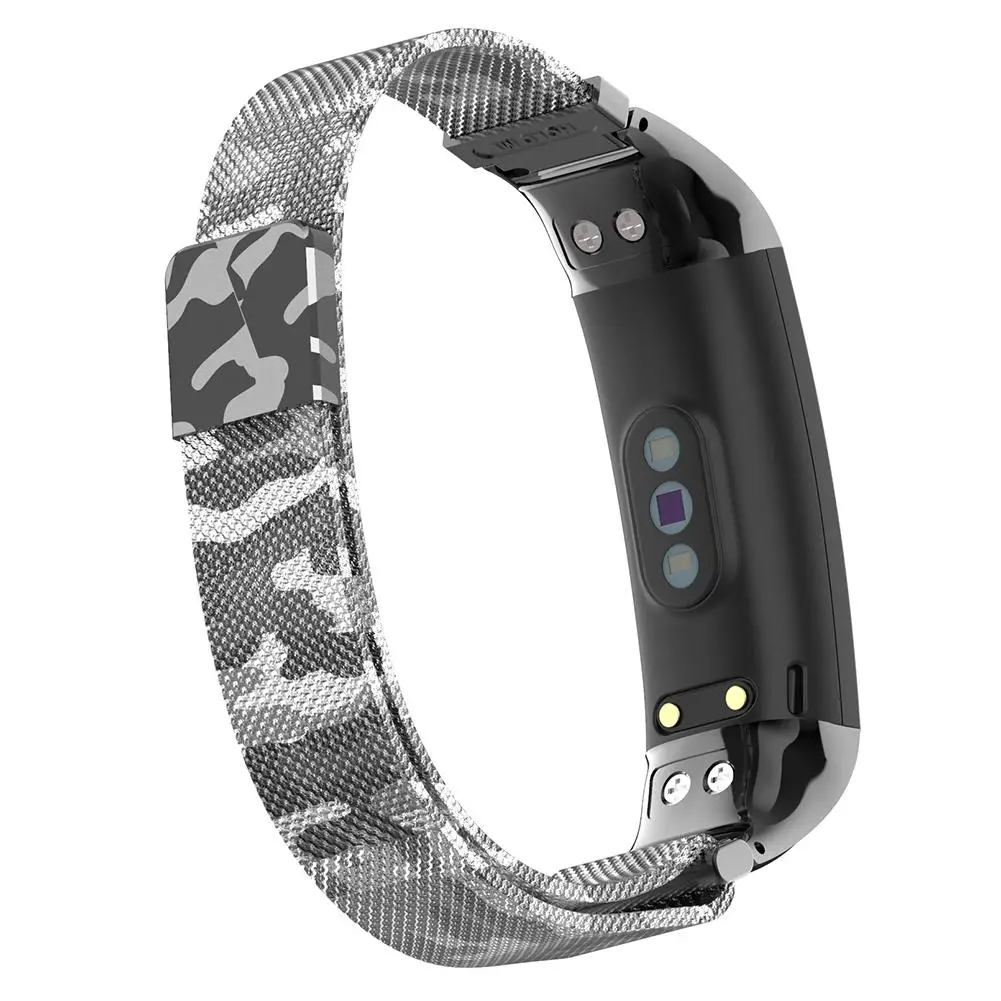 Для huawei Honor Band 4 5 ремешок для часов Миланская Петля из нержавеющей стали ремешок для часов магнитный ремешок на запястье Смарт Браслет аксессуары