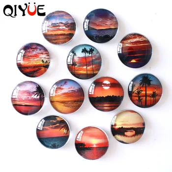 

Qiyue 12 Sea Twilight Landscape Pattern Magnetic Crystal Glass Refrigerator Stickers Whiteboard Stickers Home Decoration
