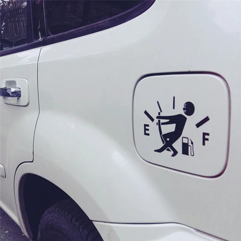 

Funny Car Sticker Pull Fuel Tank Cover Pointer Full Hellaflush Reflective Car Vinyl Decal Sticker Wholesale Full body sticker