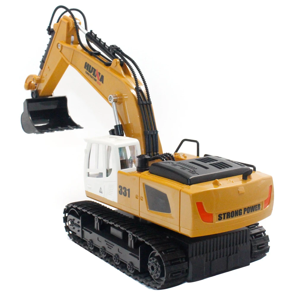 

1:16 Gift Music RC Truck Engineering Vehicles 9 Channel Sound Easy Operate Drive Electronic Rotation Simulation Toys HUINA 1331